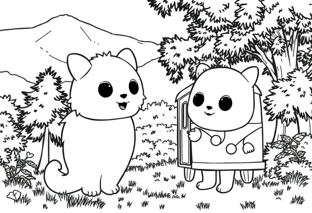 DESENHO DE TREM VIAGENS NOS TRILHOS EM VERSÃO PARA PINTAR