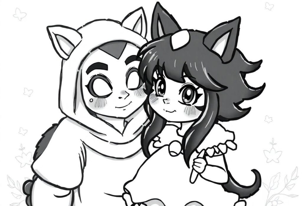 DESENHO DE VAQUINHA PERSONAGENS RURAIS FOFOS PARA COLORIR